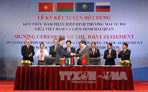Kết thúc đàm phán Hiệp định thương mại tự do Việt Nam-Liên minh Hải quan ảnh 1
